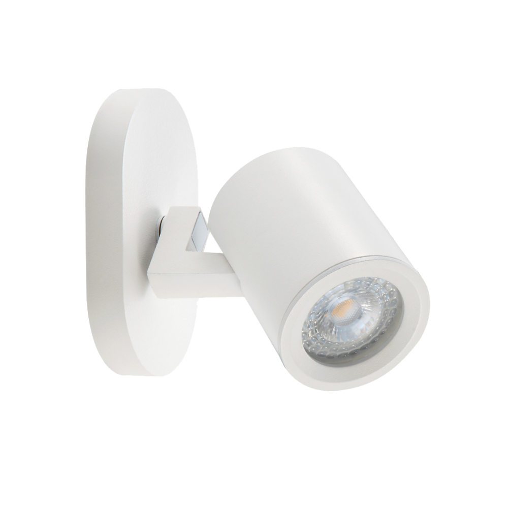 APLIQUE SIMPLE MOVIL GU10 BLANCO